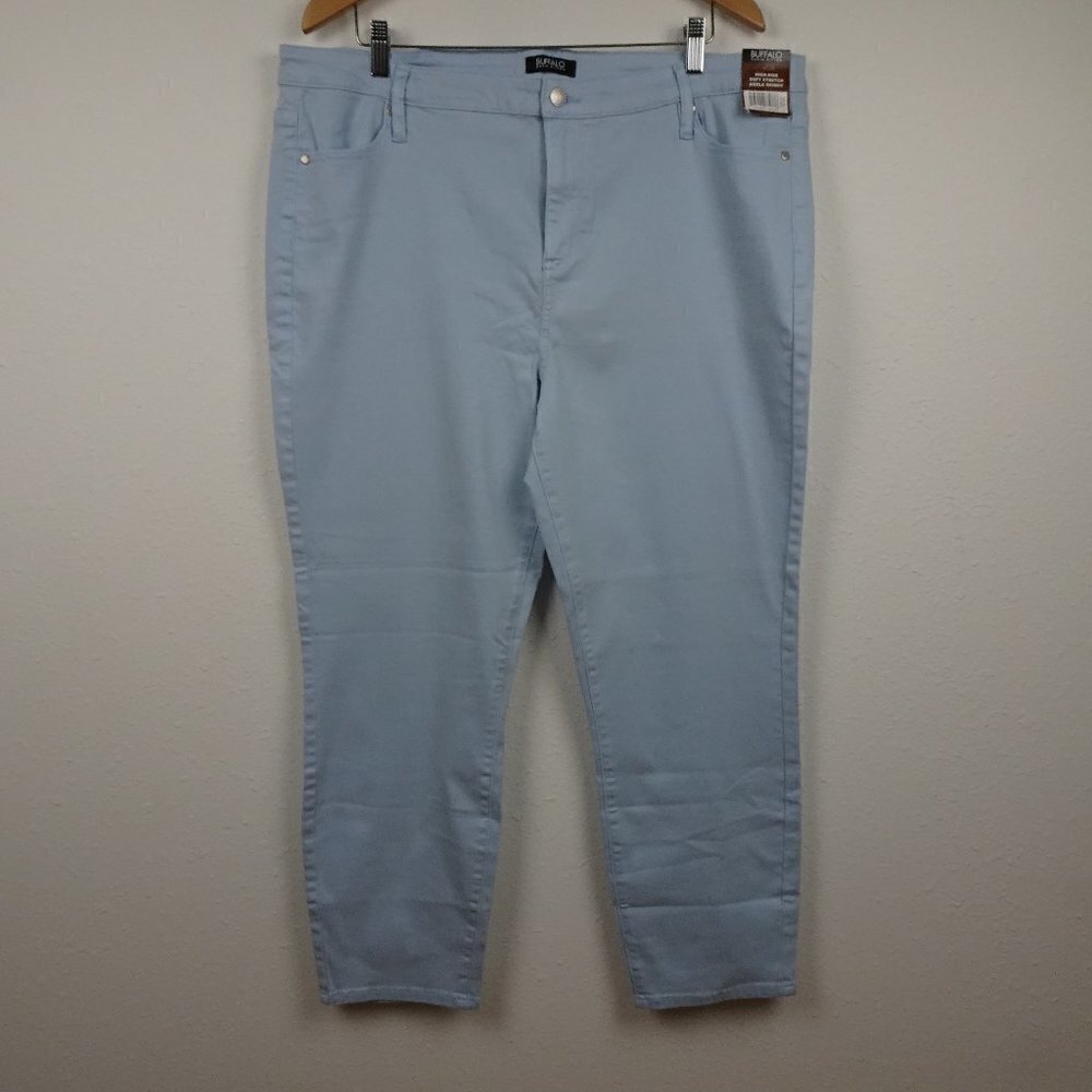 Buffalo David Bitton High Rise Jeans Women's Size 18 Blue Stretch